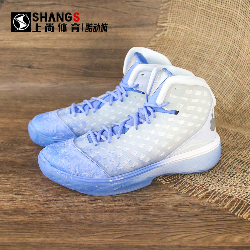 Exclusive Nike Kobe 3 White and Blue Ice Christmas Retro Basketball Shoes Iq5338-400