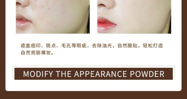 Hàn Quốc dễ thương gấu da bột phấn hai lớp bánh mỏng và bền trang điểm tinh tế kiểm soát dầu che khuyết điểm - Bột nén phấn phủ aery jo