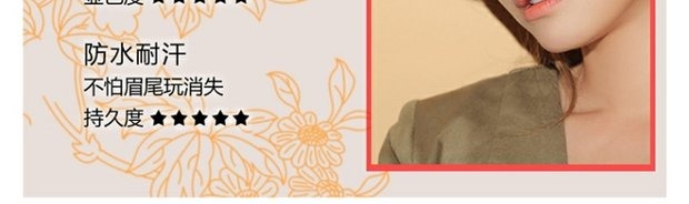 Trứng khuyến nghị NOVO tự động xoay bút chì lông mày cho người mới bắt đầu hai đầu với bàn chải lông mày không bị nhòe với lõi thay thế - Bút chì lông mày / Bột / Stick chì kẻ mày dearmay sketch eyebrow pencil