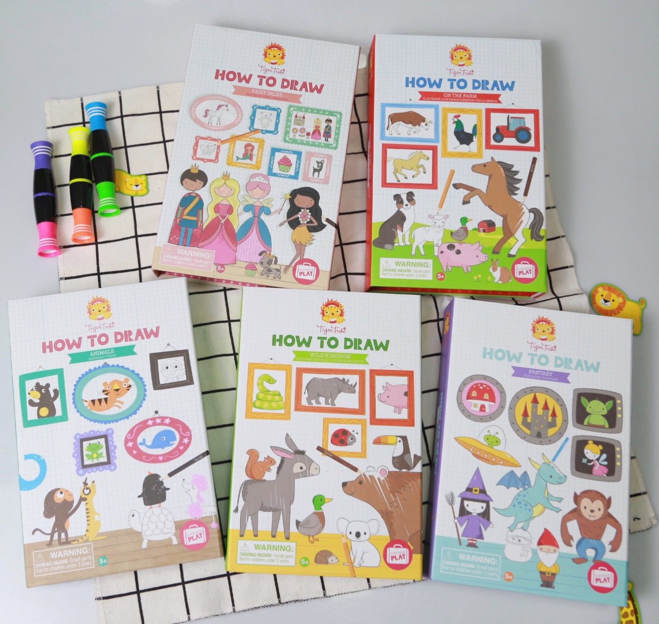 Australia Tiger Tribe How to draw HowToDraw series of children's picture books portable stick figures