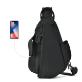 Нагрудная сумка, мужская универсальная сумка на одно плечо, модный трендовый рюкзак, в корейском стиле