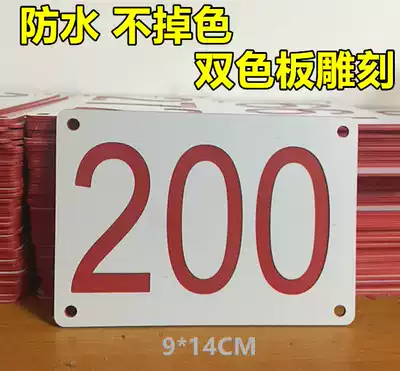 Number cabinet stickers Internet cafes dining room desk number number number number hand plate number number number hand plate