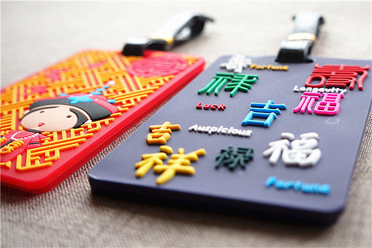 Thẻ hành lý kiểu Trung Quốc Thẻ hành lý Zodiac ký gửi túi hành lý du lịch lưu niệm - Phụ kiện hành lý cửa hàng phụ kiện