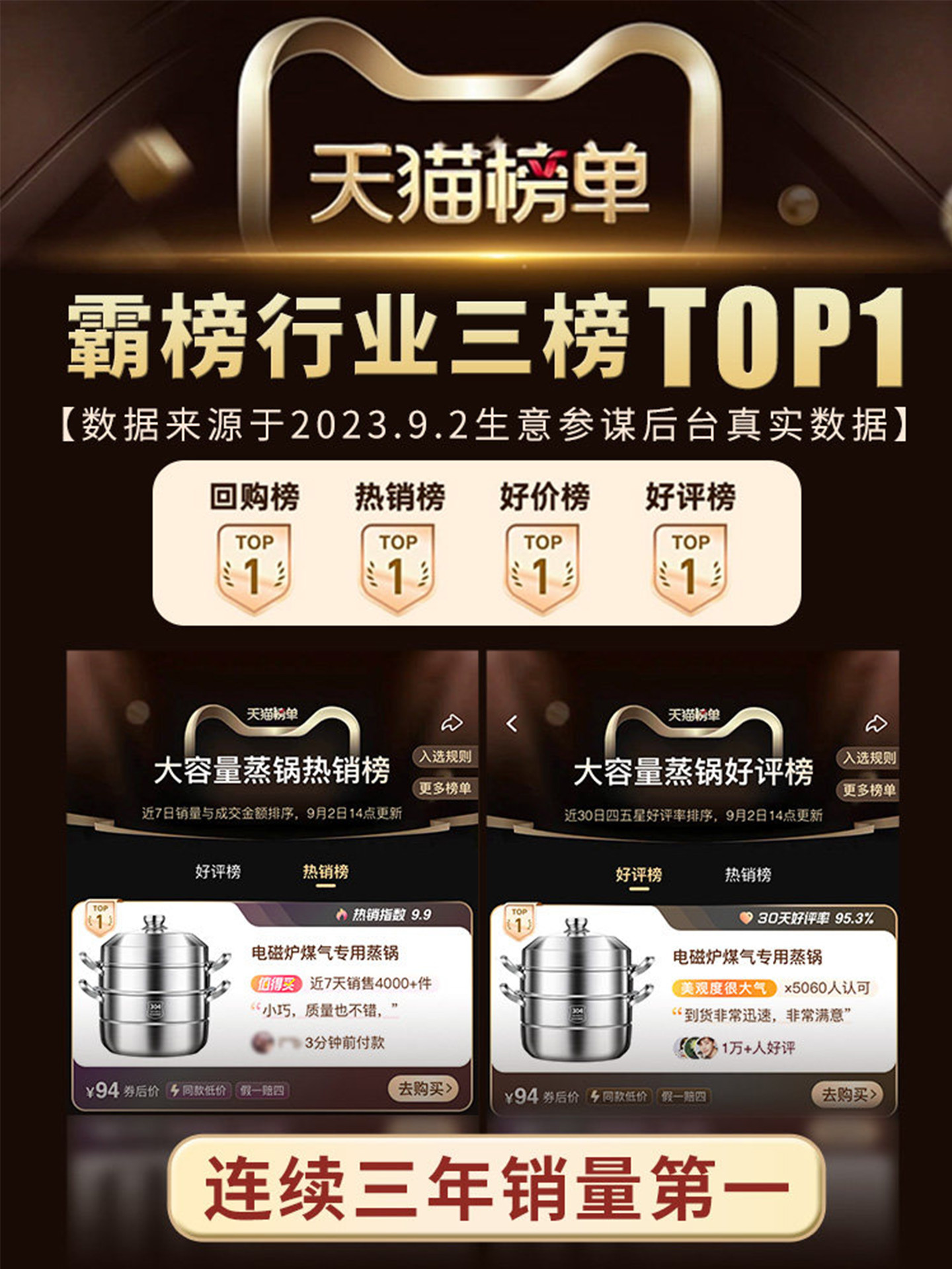 2026 New Model Thickened 304 Stainless Steel Steamer Multi-Layer Household Steaming and Cooking Pot for Induction Cooker and Gas Stove