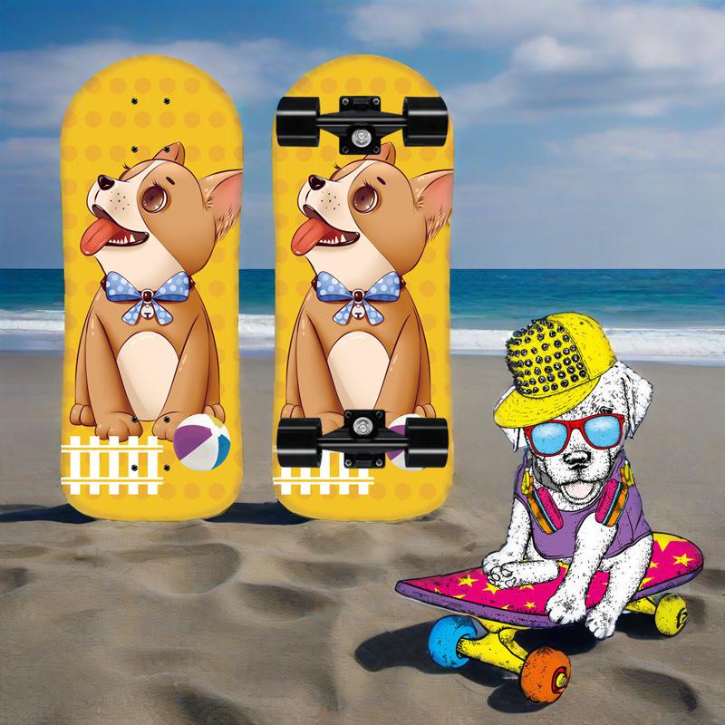 Pet Scooter, Dog Skateboard, Small Dog Balance Bike, Rocker Board, No-Pedal Board, Flexible Turning, Special Toy