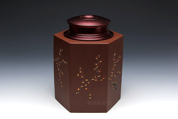 Zisha boutique lon trà Yixing đích thực handmade bùn màu tím tin miệng niêm phong Trùng Thảo trà lễ zero quà tặng chậu cây bằng đất sét
