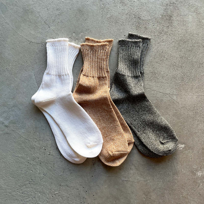 Officially Partnered In-Stock [Momoya] Yahae Japanese Nara-Made Washi-Cotton Blend Socks 7-5022