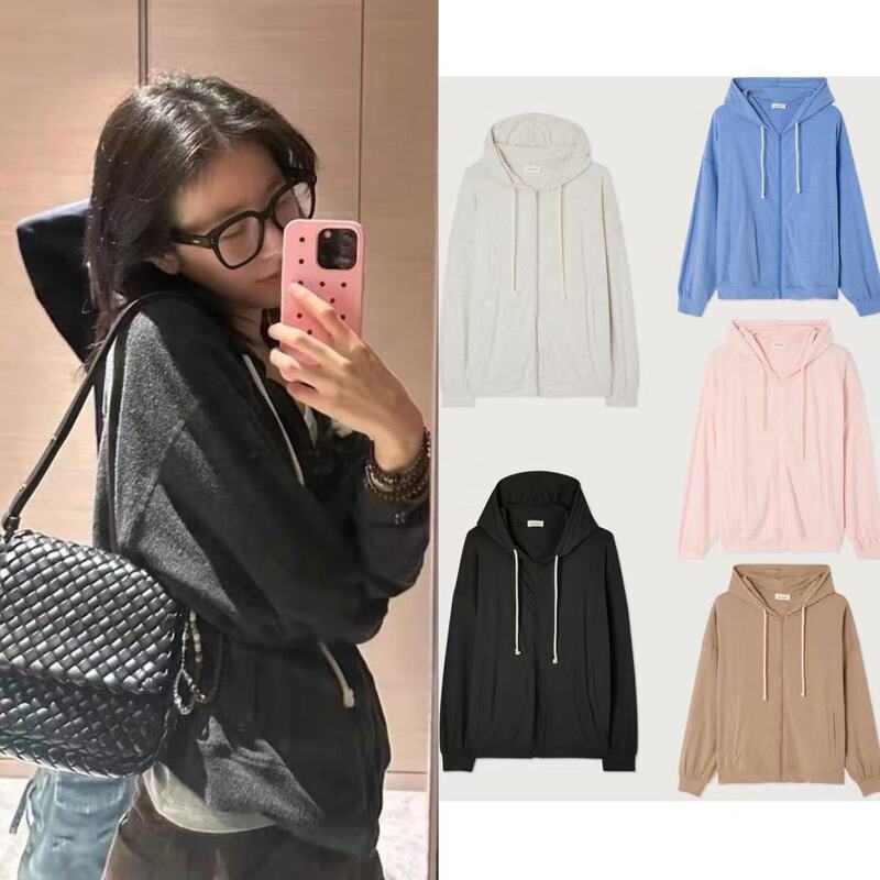In Stock [Momoya] American Vintage Zhou Yutong's Same Style Hooded Jacket Ypa03