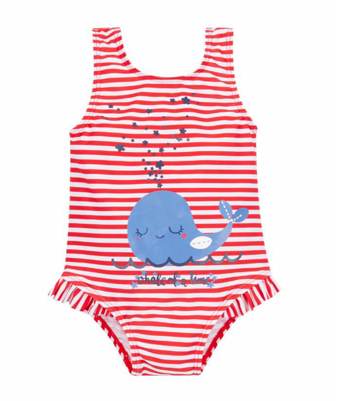 [UK Mothercare mua] 19 bé gái chống nắng Áo tắm UV kiểu áo tắm mùa xuân - Đồ bơi trẻ em quan ao boi dep