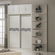 Bộ đồ tối giản hiện đại kết hợp bộ phòng ngủ lát sàn phòng ngủ chính tủ quần áo toàn bộ nội thất nhà người lớn bộ nội thất thông minh cho nhà nhỏ Bộ đồ nội thất
