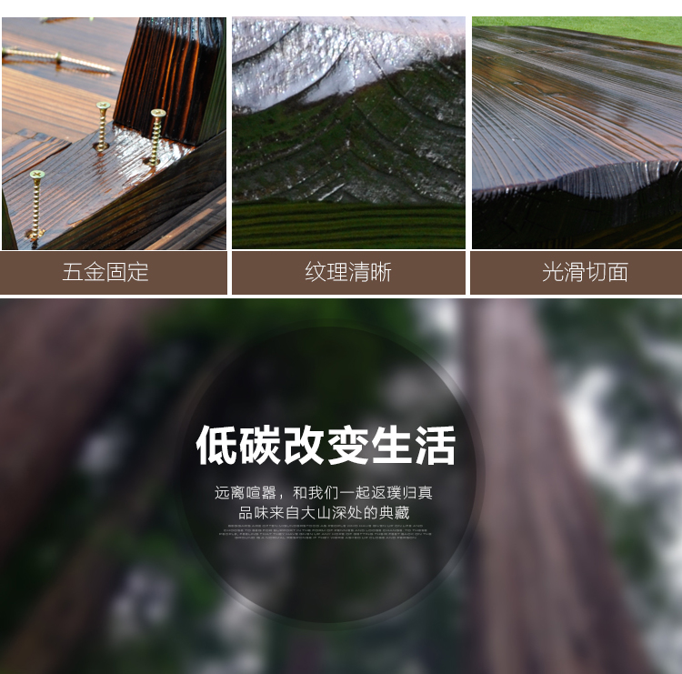 Carbonized chống ăn mòn bàn ghế gỗ ngoài trời rắn gỗ ban công bàn ghế bar bàn ghế retro bàn ghế sân vườn giải trí bàn ghế bàn trà ngoài trời