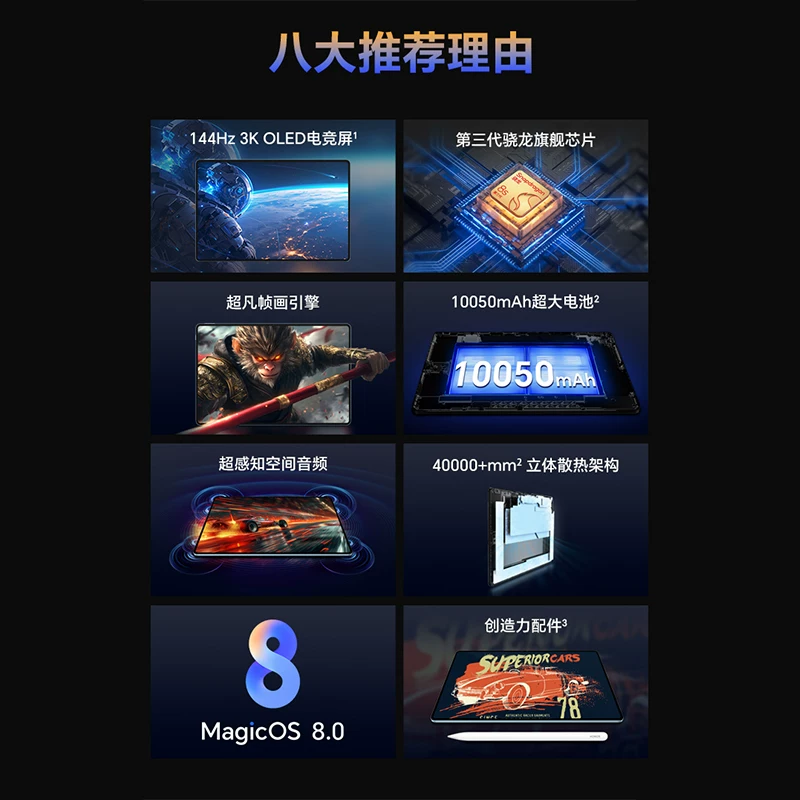 Honor, планшетный игровый ноутбук с чипом для студентов, 144 Гц, официальный флагманский магазин