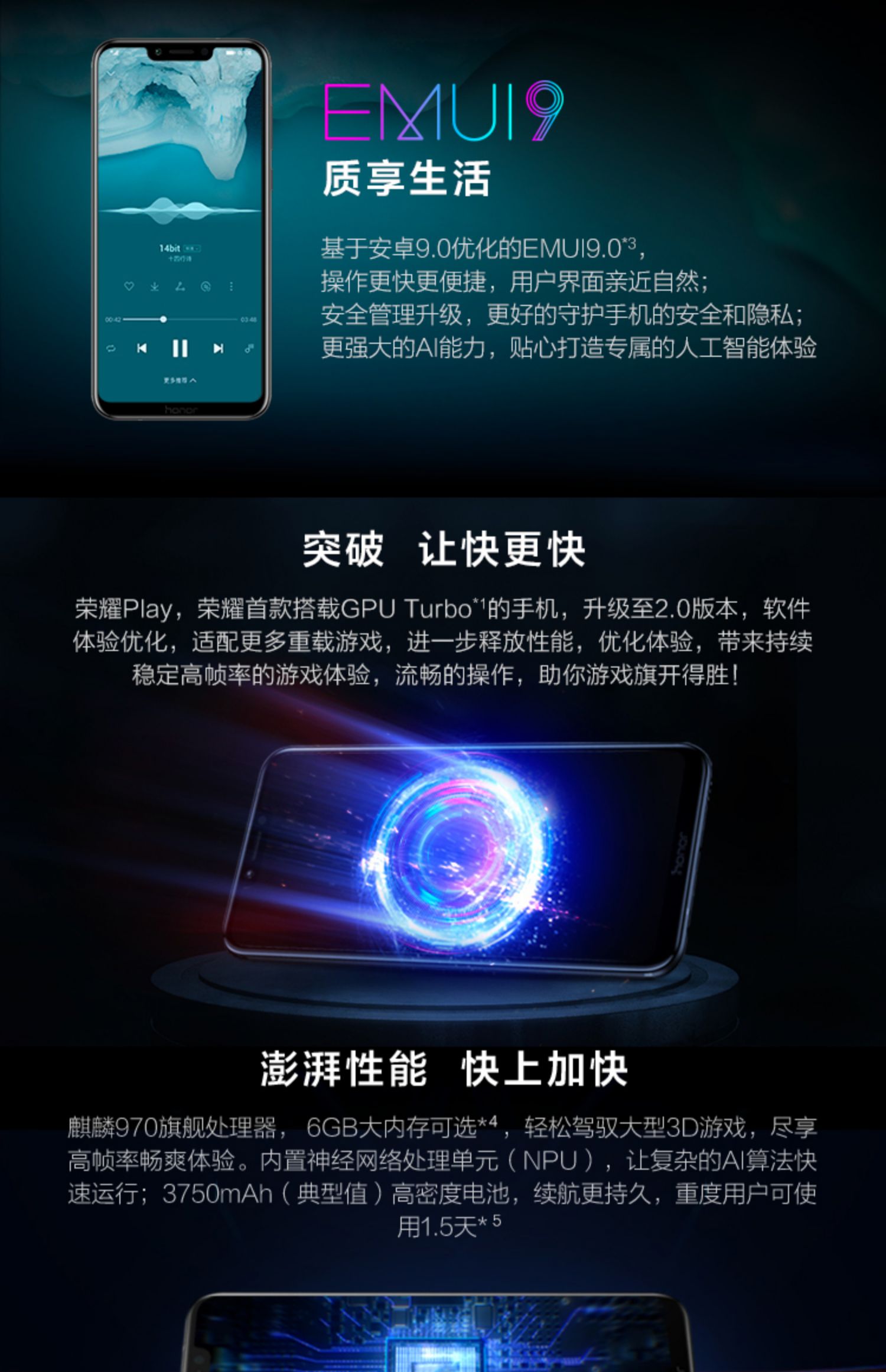 toàn bộ mạng Huawei HONOR / vinh quang play4G của sinh viên trẻ điện thoại di động trò chơi vinh quang cửa hàng flagship chính thức mới camera kép pIay đêm kỳ diệu rơi 6 + 128GB - Điện thoại di động oppo a92 giá bao nhiều