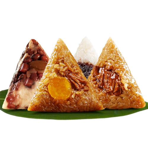 红船 Яичный желток рис рисовые пельмени Свежая мясная рисовая паста рисовая фасоль и пельмени из красной фасоли 20 рисовых пельменов в сочетании с фестиваль Dragon Boat Festival Group Оптовые