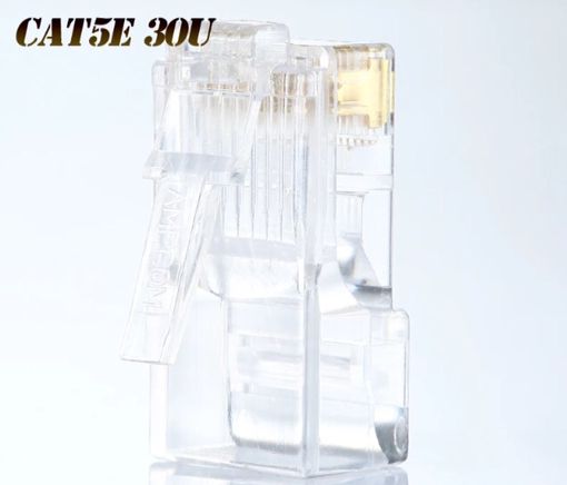 Ampcom AMPCOM ultra-five types of computer crystal head Internet line head 8P8C Adaptor RJ45 Broadband Connection Head