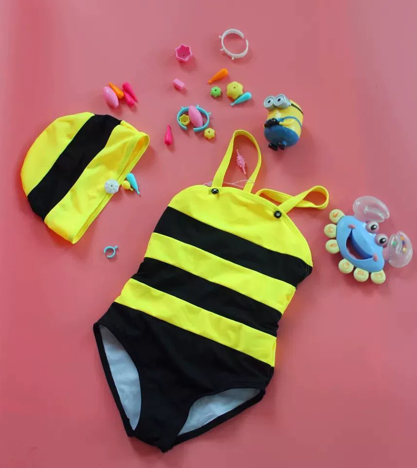 Little Bee Đồ bơi trẻ em Cô gái Hàn Quốc Bé trai Xiêm dễ thương Mùa xuân Nóng Kỳ nghỉ Đồ bơi Đồ bơi cho bé Baby Baby Baby - Bộ đồ bơi của Kid