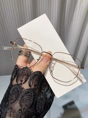 Южная Корея Кала -Кинель, сочетание излучающих световых очков миопий, большая рама, глаза плоского света.