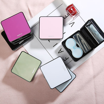 Eyekan contact lens box magnetic induction