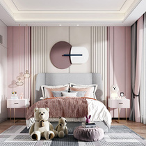 Headboard Hard Bag Background Wall Bedroom Soft Bag Children Room Daughter Room Background Wall PU Leather Kindergarten Soft Bag Custom