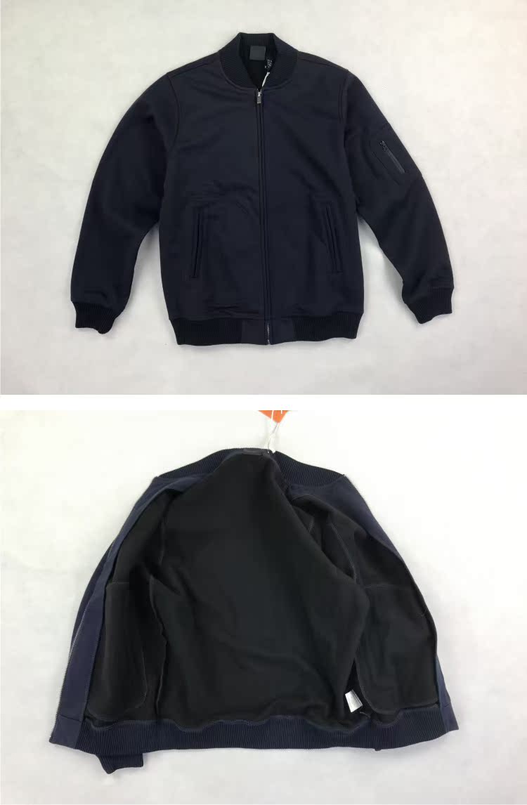 Ngụy trang Bóng chày Không quân Pilot Tooling Cotton Áo có cổ áo nam áo bomber nam