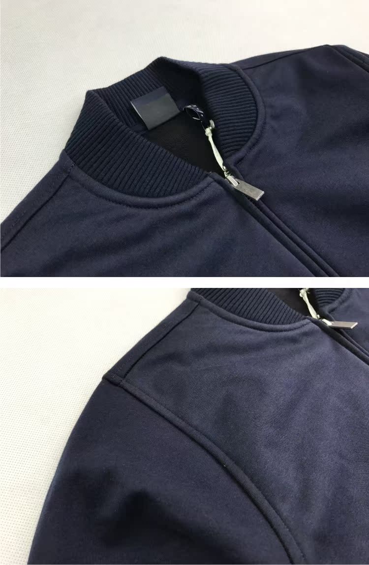Ngụy trang Bóng chày Không quân Pilot Tooling Cotton Áo có cổ áo nam áo bomber nam