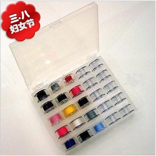 Butterfly Brothers excess transparent shuttle cardiac box 25 transparent shuttle heart - hearted household electric sewing machine universal