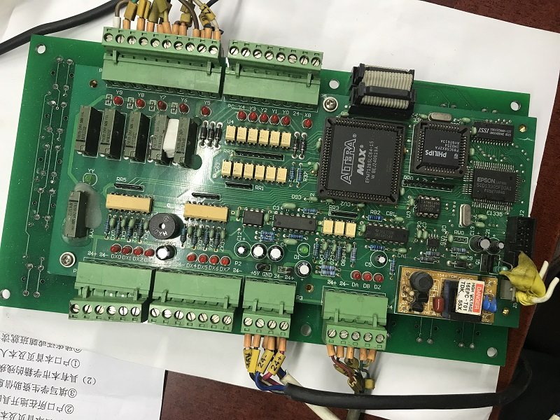 Waryue paper machine computer board frequency converter computer assorted with original mounting plate (circuit board with fault and disassembly for use) 