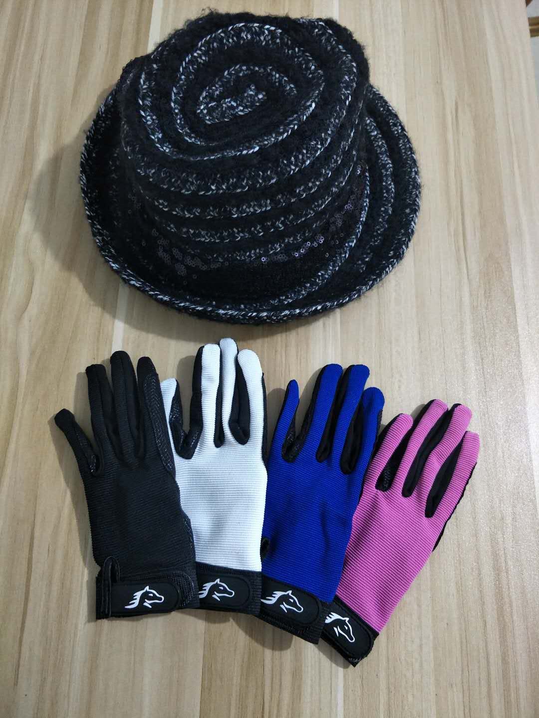 Equestrian supplies Equestrian gloves Professional riding gloves Silicone non-slip gloves Children's adult gloves 
