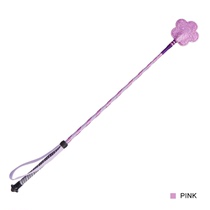 儿童马术马鞭粉色短鞭 障碍鞭带手环马鞭 马术装备马术用品 