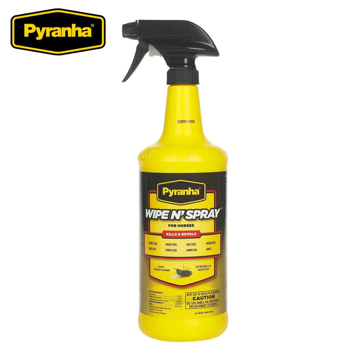 American Pyranha Horses Mosquito Fly Spray Long-lasting Insect Repellent Fly Water Horsefly Agents Horses Clean Mosquito Repellent 946ML