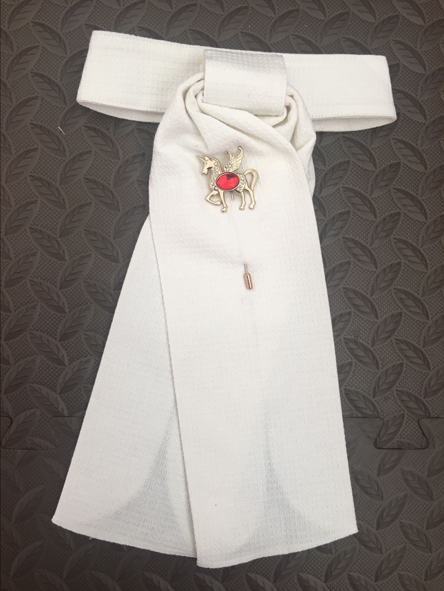 Equestrian Collar Tie Collar Flowers Race White Collar Adults Children Collar Flowers Equestrian Outfit Horsemanship Accessories Equestrian Apparel