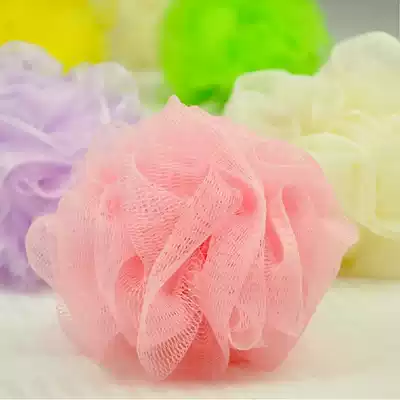 Color nylon shower ball, bath, bath, high-quality bath flower, bathroom supplies 15g