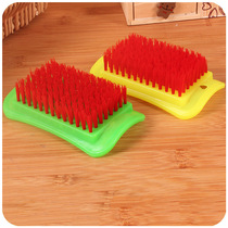 Square plastic shoe brush cleaning laundry brush small goods daily department store Lao Wang grocery store
