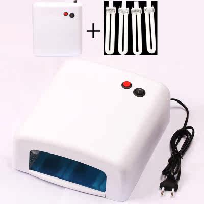 美甲工具用品818光疗灯36W光疗甲4灯管光疗机120秒定时照灯包邮