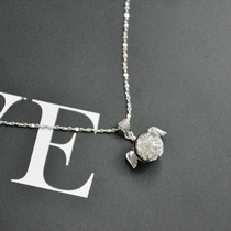 Newborn baby lanchovy souvenir pendant self-made sterling silver baby fetal hair souvenir diy Angel necklace