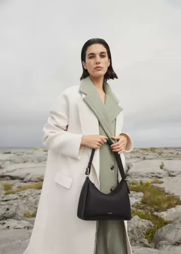 Подлинная французская сумка с плечами полен, женщина старшая ниша, коутина, нишевая сумка, беременная для подмышки по подмыселению