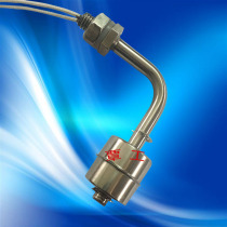  Water level sensor liquid level switch Stainless steel float switch 90 degree angle curved screw is M10 reed sensor