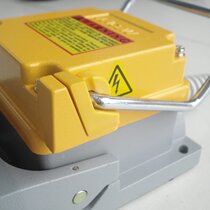 Korea Kaikun KACON heavy duty aluminum alloy foot switch with portable lifting ring HRF-HD3F-RW waterproof and oil-proof