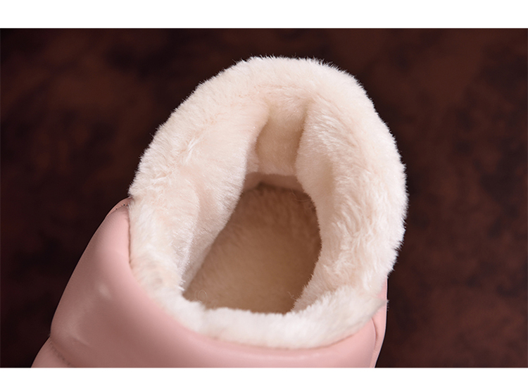 Giày tuyết mùa đông nam chống trượt PU không thấm nước đôi giày cotton ngắn ống dày dày giày cotton sinh viên phẳng giày nam giày bảo hộ nam