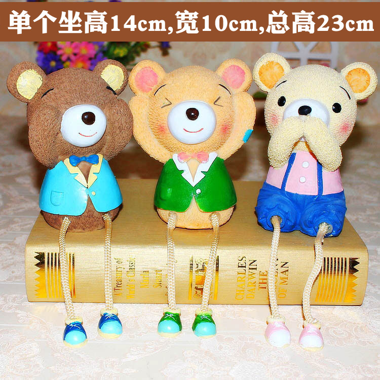 Trang trí nhà phòng khách đồ trang trí nhỏ thủ công mỹ nghệ dễ thương resin treo feet búp bê sáng tạo phòng ngủ phòng nội thất