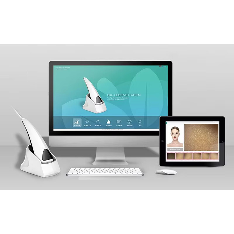 Beauty Machine ABS Material Facial Skin Scanner Analyzer