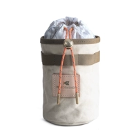 Песчаное белое масла восковая ткань (белая нейлоновая подкладка) Пятно