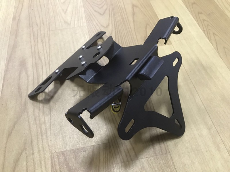 BMWS1000R S1000RR 09-17 Retrofit License Plate Rack Orientation Light LED Rear Card Rack Bracket