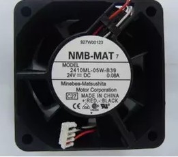 Original NMB frequency conversion 6CM cooling fan 6025 24V 0 08A 2410ML-05W-B39