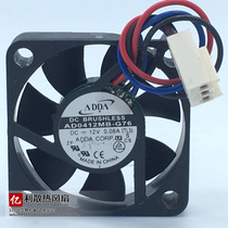 ADDA original AD0412MB-G76 12V 0 08A 4CM 4010 double ball cooling fan 3-wire mute