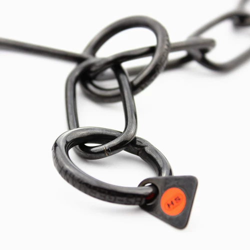 Петкаре Германия импортированная черная нержавеющая сталь Длиная секция p цепь шеи шея шеи собачья воротник Круг Круг Тибетский мастиф Дандан собака