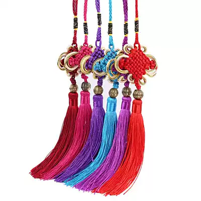 Small Chinese knot tassel pendant 8 plates of gold thread rich and rich Ping knot Chinese style special gift for foreigners gift