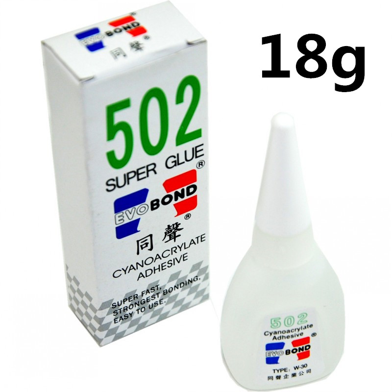 10 PRICE SIMULTANEOUS 502 GLUE STRONG FORCE GLUE W-30 QUICK DRY GLUE Instant Adhesive Strong Force Glue 18g 
