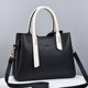 Middle-Aged Mother's Genuine Leather Handbag for Women, Elegant, Large Capacity, High-End, Light Luxury, Niche, Shoulder and Crossbody Bag