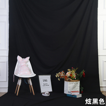 Black background wall wall black photograph Nordic Ins wind selfie film prop photography background cloth
